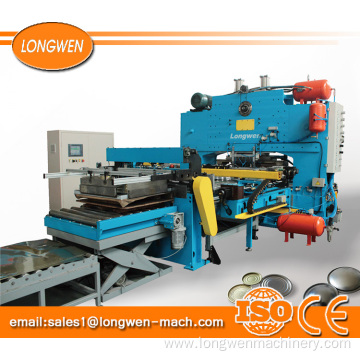 Hydraulic punch press for food / beverage / chemical / milk power can